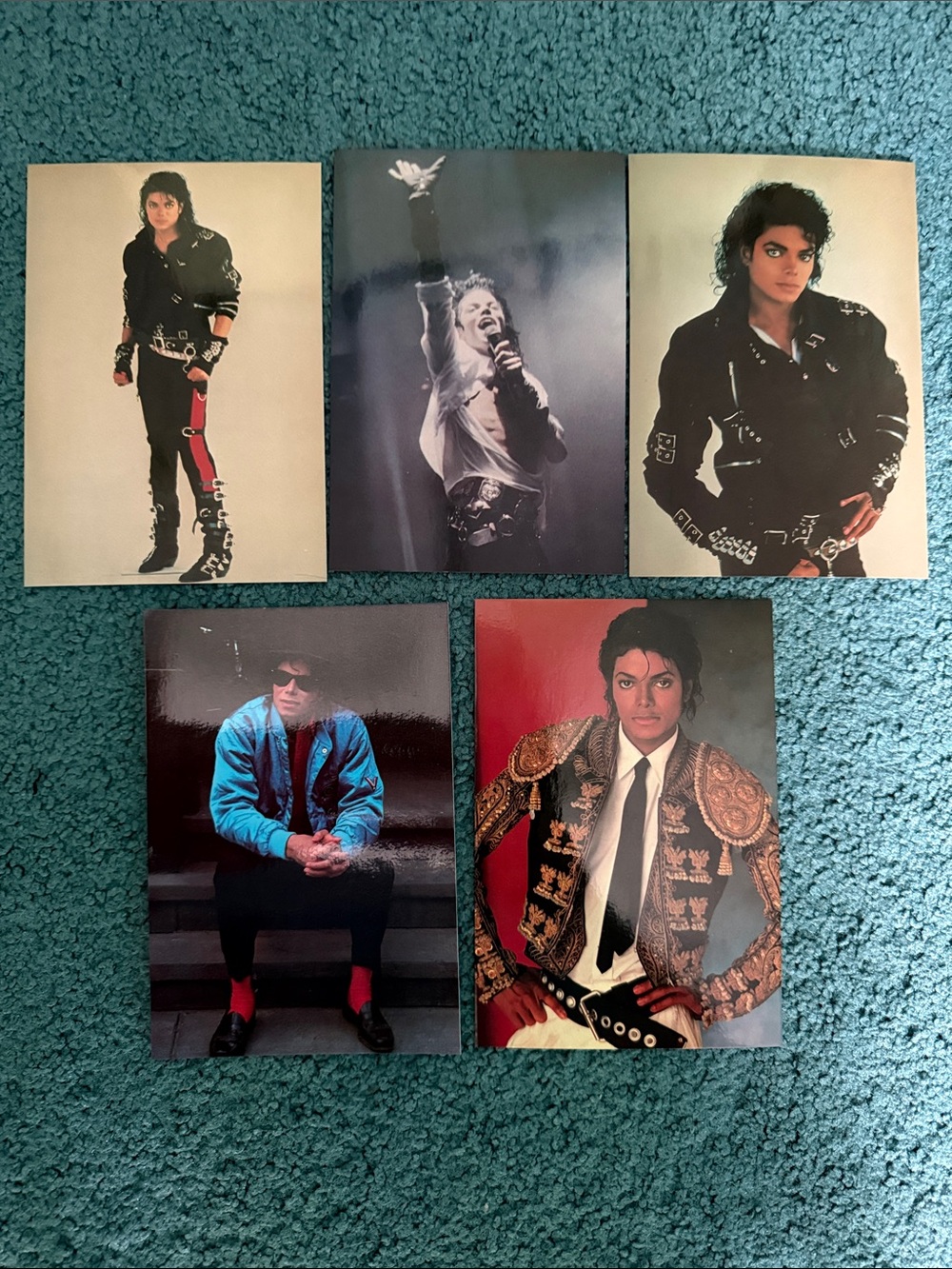 Michael Jackson Postcard Set, Triumph Intl, 1990